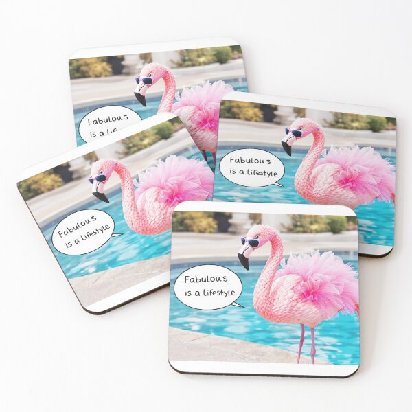Item preview, Sassy Flamingo Wearing Sunglasses designed and sold by AlwaysHome.