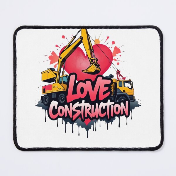 Item preview, Graffiti Style Construction Machines Heart – Cool Builder Tee designed and sold by ARTReMi.