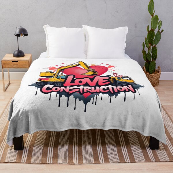 Item preview, Graffiti Style Construction Machines Heart – Cool Builder Tee designed and sold by ARTReMi.