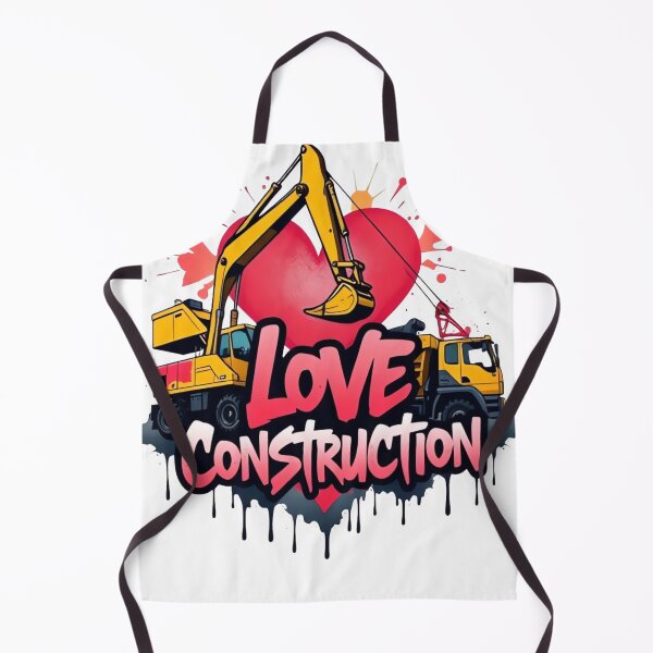 Item preview, Graffiti Style Construction Machines Heart – Cool Builder Tee designed and sold by ARTReMi.