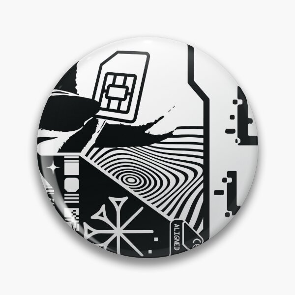 Item preview, Acid Turing Test (Black Single Ink Print) designed and sold by ScientiaAcLabor.