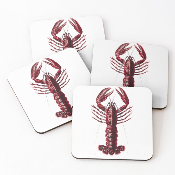 Item preview, Bright Red Antique Lobster designed and sold by IrisAndIvy.