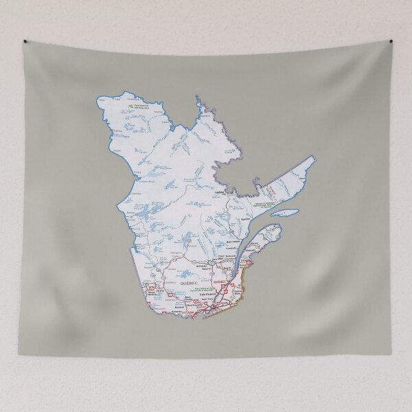 Item preview, Quebec Roadmap designed and sold by Havocgirl.