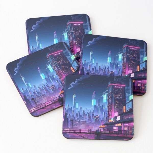 Item preview, Cyberpunk Tokyo Rooftop designed and sold by Takeda-art.