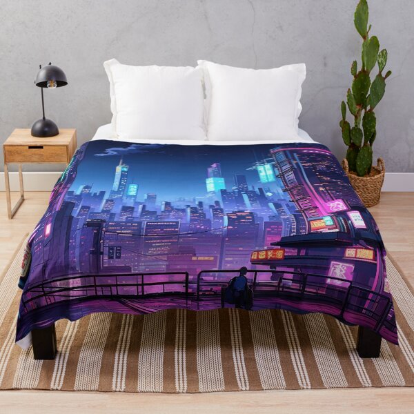 Item preview, Cyberpunk Tokyo Rooftop designed and sold by Takeda-art.