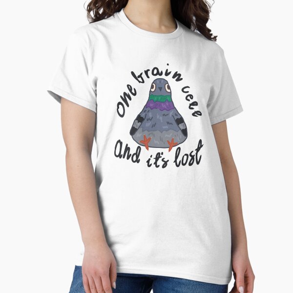Item preview, One Brain Cell, And It's Lost – Funny and Silly Pigeon Design designed and sold by simple-goose.