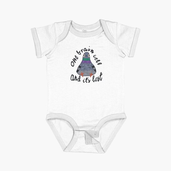 Item preview, One Brain Cell, And It's Lost – Funny and Silly Pigeon Design designed and sold by simple-goose.