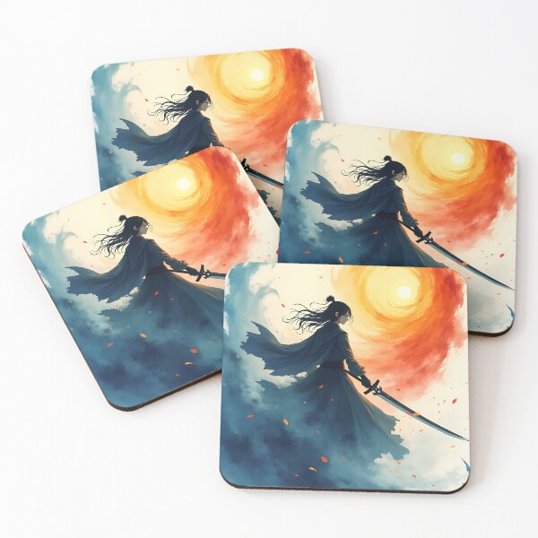 Item preview, Abstract Anime Moments - Captured in Watercolors designed and sold by  VectorArtFactory.