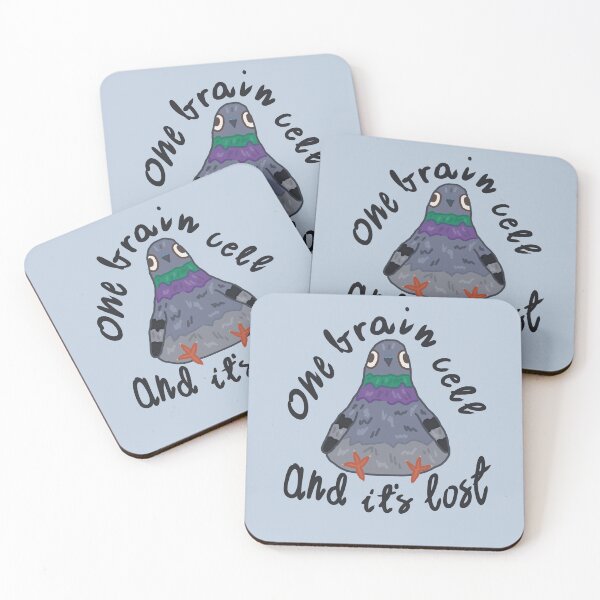 Item preview, One Brain Cell, And It's Lost – Funny and Silly Pigeon Design designed and sold by simple-goose.