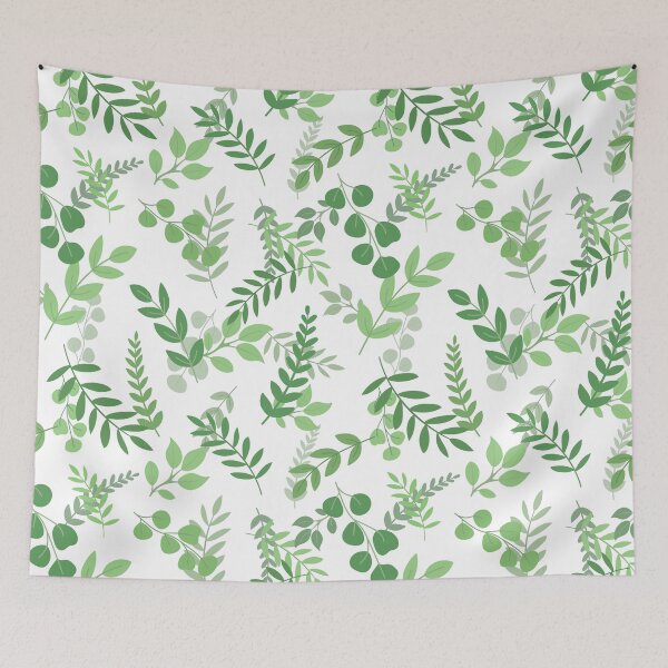 Item preview, Green foliage pattern  designed and sold by LivsPlantHouse.