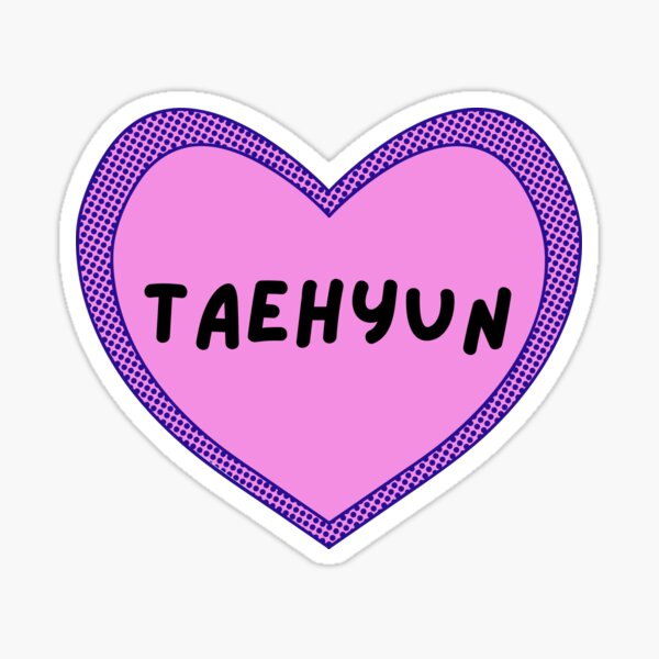 Artikel-Vorschau von TXT Taehyun Purple Heart, designt und verkauft von umm-idk-i-guess.