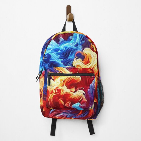 Item preview, Abstract Firestorm - Fiery Blue & Red Flames Art designed and sold by Bellassi.