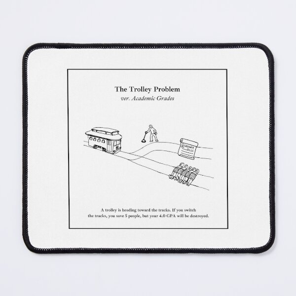 Item preview, GPA Trolley Problem designed and sold by Vuriah-Tee.