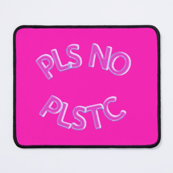 Item preview, Please no plastic (neon sign) designed and sold by asanaworld.
