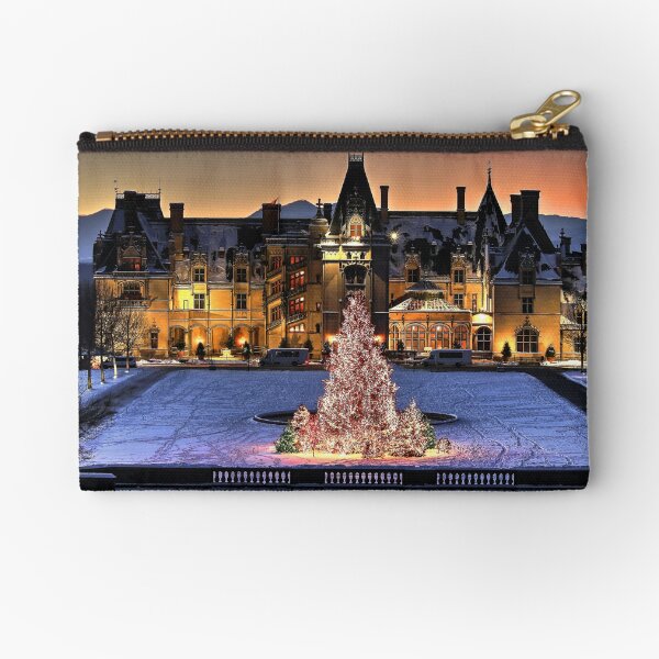 Item preview, Biltmore Christmas Night All Covered In Snow designed and sold by CarolRMontoya.