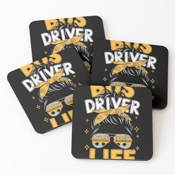 Item preview, Bus Driver Life Messy Bun Bus School Bus Driver designed and sold by tearbytea.
