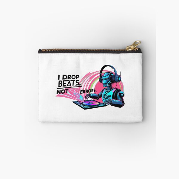 Item preview, I Drop Beats, Not Errors – DJ Robot designed and sold by StormArte.