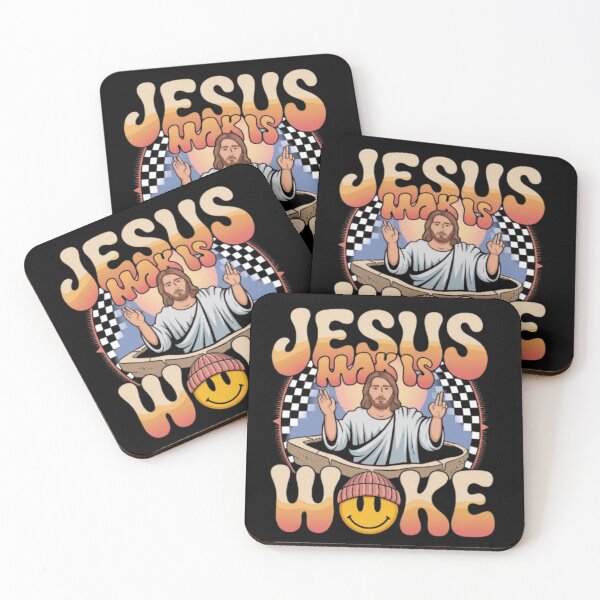 Item preview,  JESUS WAS WOKE FUNNY CHRISTIAN  designed and sold by Obinne.