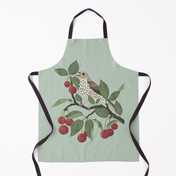 Item preview, Song Thrush in Cherries designed and sold by littleclyde.
