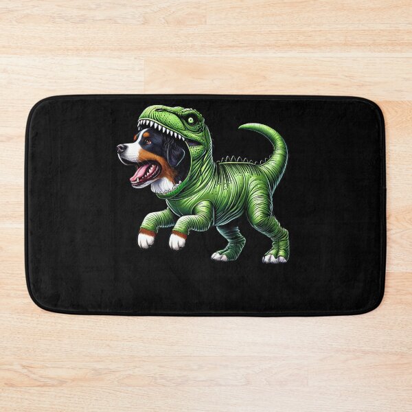 Item preview, Funny Bernese Mountain Dog Wearing Dinosaur Outfit Dog Lover designed and sold by Kimberley King Art  King Art.