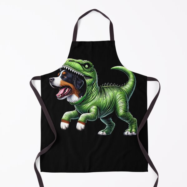 Item preview, Funny Bernese Mountain Dog Wearing Dinosaur Outfit Dog Lover designed and sold by Kimberley King Art King Art.