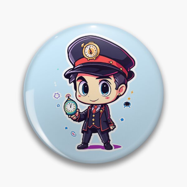 Item preview, Five Hargreeves – Chibi Time Trave designed and sold by singhuz.