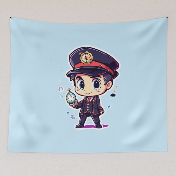 Item preview, Five Hargreeves – Chibi Time Trave designed and sold by singhuz.