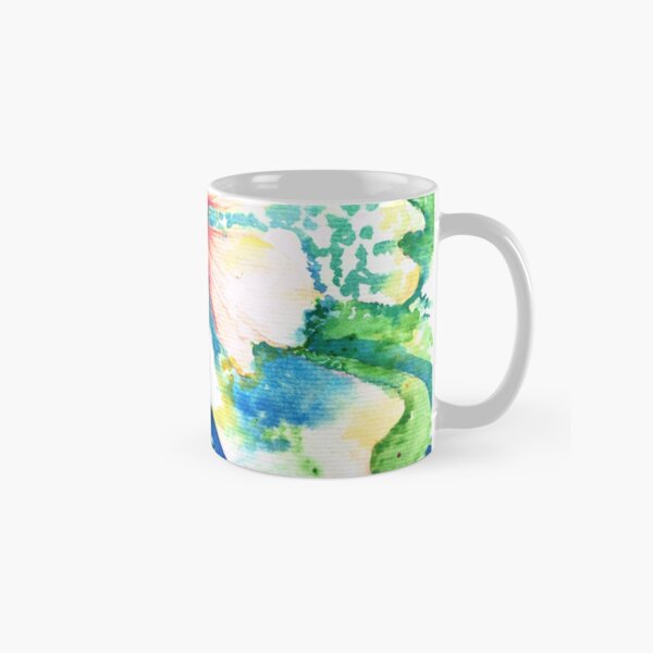 Aqua blooms Classic Mug