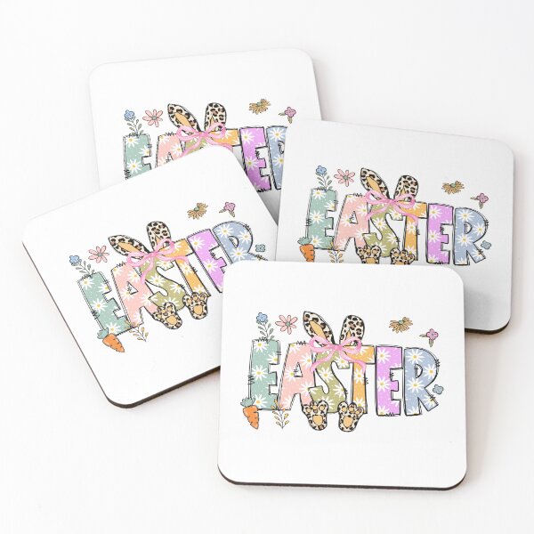 Item preview, Colorful Easter Typography with Leopard Bunny Accents Gifts designed and sold by Maniutek.