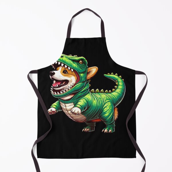 Item preview, Funny Corgi Wearing Dinosaur Outfit Dog Lover designed and sold by Kimberley King Art  King Art.