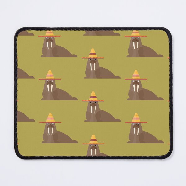 Item preview, Mexican walruses on green designed and sold by reneesillus.