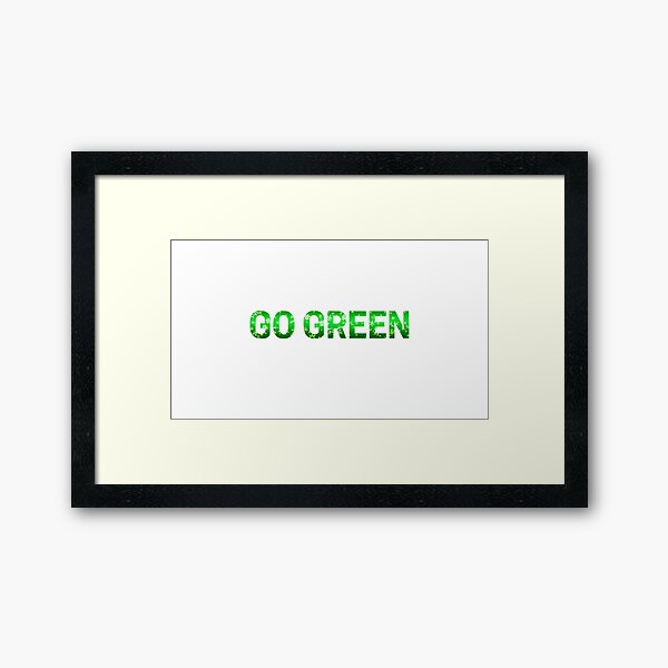 Item preview, GO GREEN designed and sold by Hindam by TrendLeen.