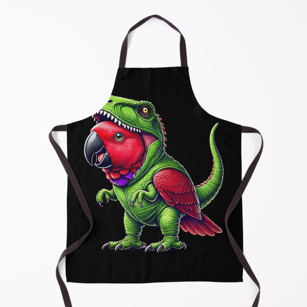 Item preview, Eclectus Parrot Wearing Dinosaur Outfit Funny Bird Lover designed and sold by Kimberley King Art King Art.