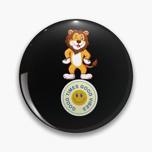 Item preview, HAPPY LION GOODTIMES GOODVIBES designed and sold by SKYSHOP007.