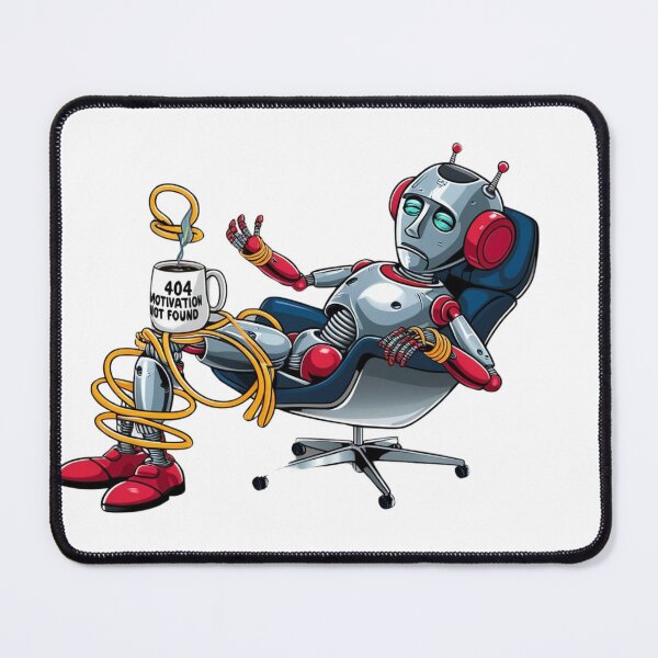 Item preview, Robot Without Motivation – 404 Motivation Not Found - Sarcasm designed and sold by StormArte.