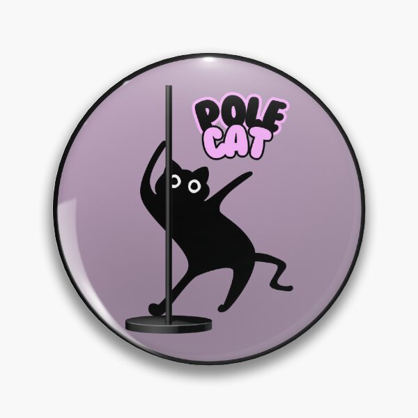 Item preview, Stripper Cat Sticker | Pole Cats Sticker designed and sold by MartaDreamCraft ⭐⭐⭐⭐⭐.
