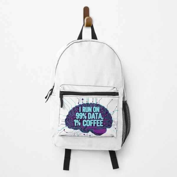 Item preview, Digital Brain – I Run on 99% Data, 1% Coffee designed and sold by StormArte.