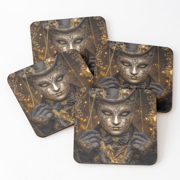 Item preview, The Shadow Puppeteer – Golden Elegance and Mystery designed and sold by lylange.