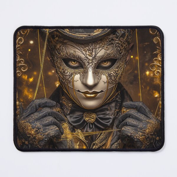Item preview, The Shadow Puppeteer – Golden Elegance and Mystery designed and sold by lylange.