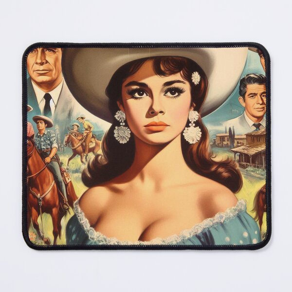 Item preview, Retro Country Pin-up designed and sold by PulpVintage.