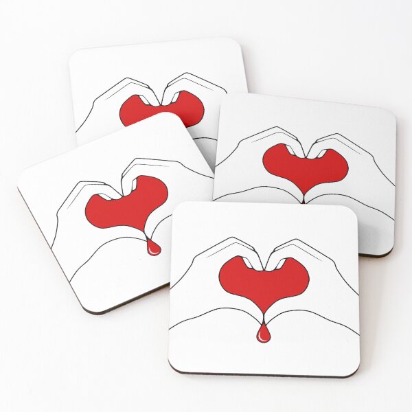 Item preview, Heart Shaped Hands | Goth Bleeding Heart designed and sold by ObsidianDaz.