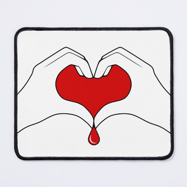 Item preview, Heart Shaped Hands | Goth Bleeding Heart designed and sold by ObsidianDaz.