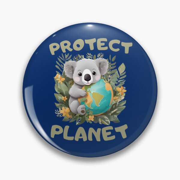 Item preview, Protect Planet - Cute Koala Earth Lover designed and sold by FurrFunPrints.