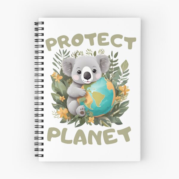 Item preview, Protect Planet - Cute Koala Earth Lover designed and sold by FurrFunPrints.