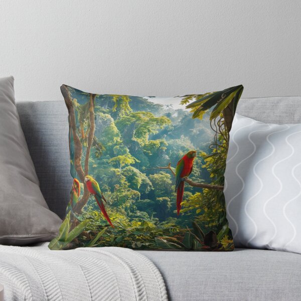 Item preview, Tropical Parrots in their Natural Habitat designed and sold by Collection de trésors .