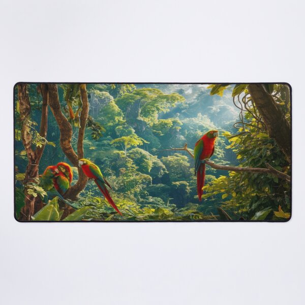 Item preview, Tropical Parrots in their Natural Habitat designed and sold by Collection de trésors .