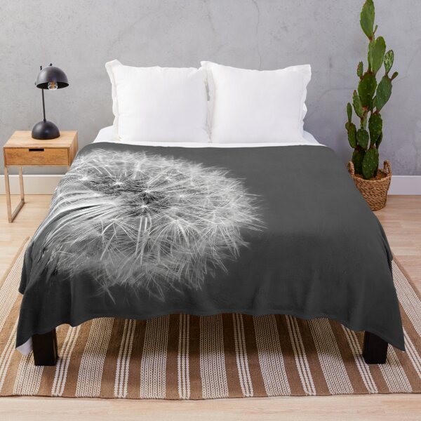 Item preview, Ephemeral Beauty – Black and White Dandelion designed and sold by Pixel Press Prints.