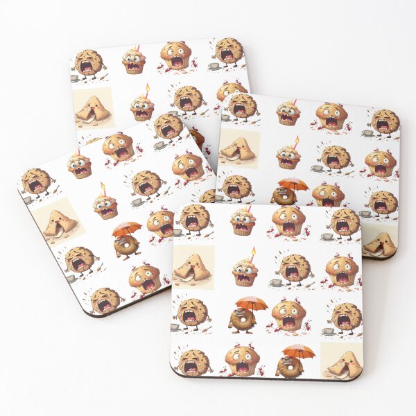 Item preview, "Sad pastries facing their ironic sweet fate." designed and sold by Sweetday2025.