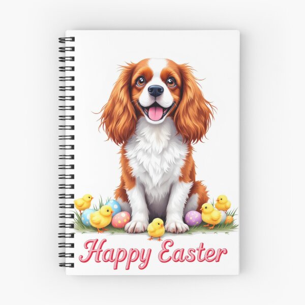 Item preview, Easter Cavalier Spaniel Puppy Joy designed and sold by SteadyRolling.