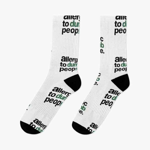 Item preview, Allergic to Dumb People designed and sold by NickTaroDesign.